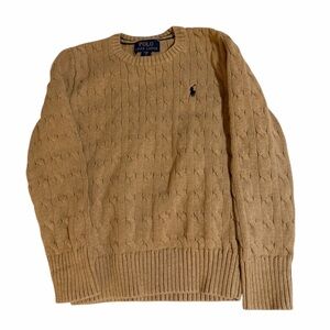 Polo by Ralph Lauren Kids Camel Cable Knit Sweater
